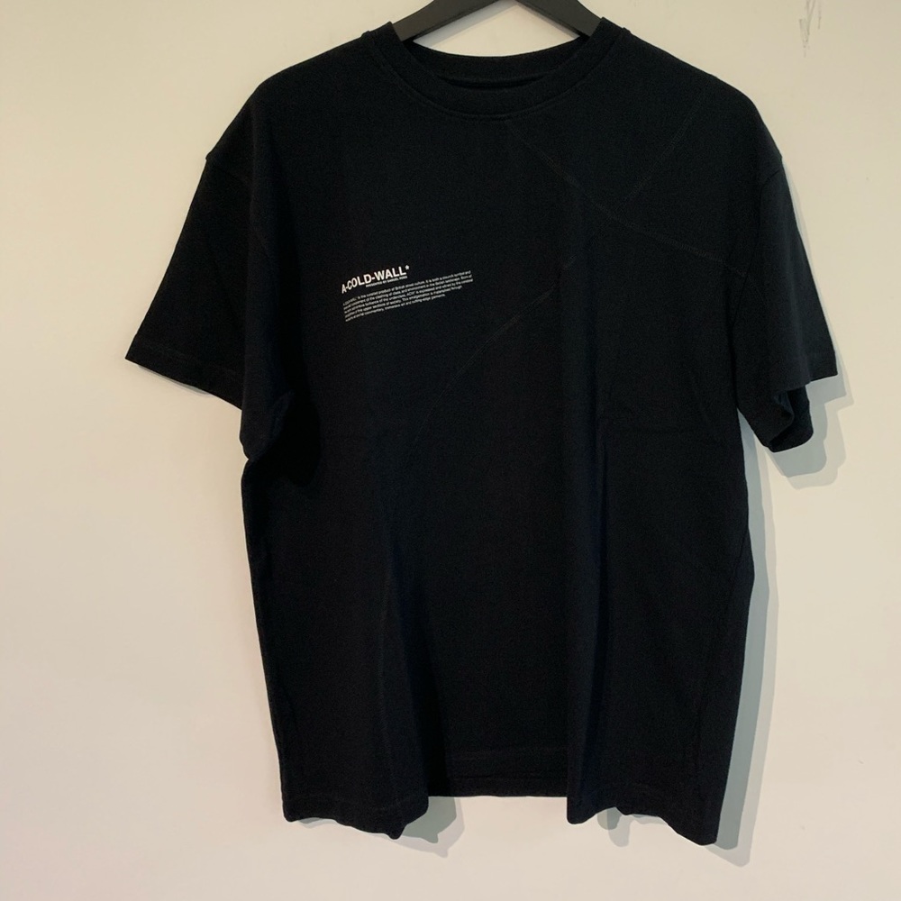 A Cold Wall Mission Statement T-Shirt - Black